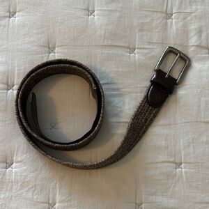Men's Brown tweed woven belt